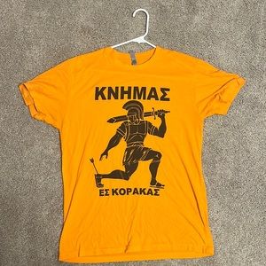 Greek warrior tee